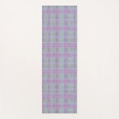 Lavender Plaid Harmony  Yogamatte (Vorderseite)