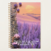 Lavender Planner Lamentations 3:23 Planer (Vorderseite)