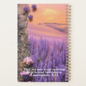 Lavender Planner Lamentations 3:23 Planer (Rückseite)