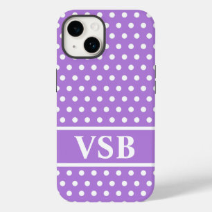 Lavender Polka Dots Case-Mate iPhone Hülle