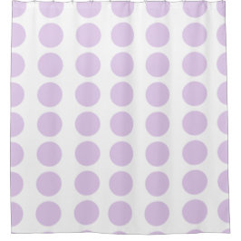 Lavender Polka Dots Design Duschvorhang