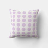 Lavender Polka Dots Design Kissen (Rückseite)