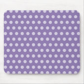Lavender Polka Dots Mousepad (Vorne)
