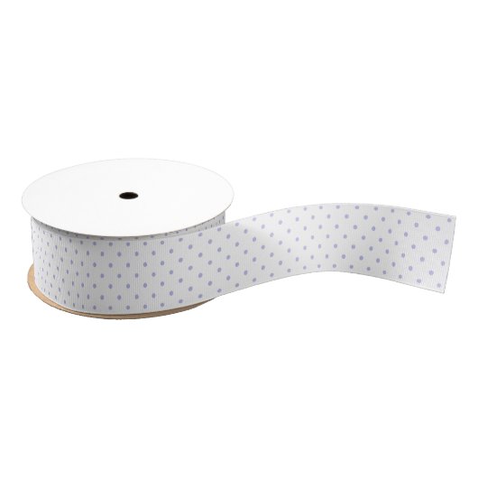 LAVENDER POLKA DOTS | RIBBON RIPSBAND (Spule)