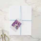 Lavender Poodle Geschenkanhänger (Mit Garn)