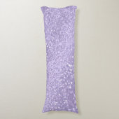 Lavender Princess Glitzer #1 (Imitate Glitzer) Seitenschläferkissen (Vorderseite Vertikal)