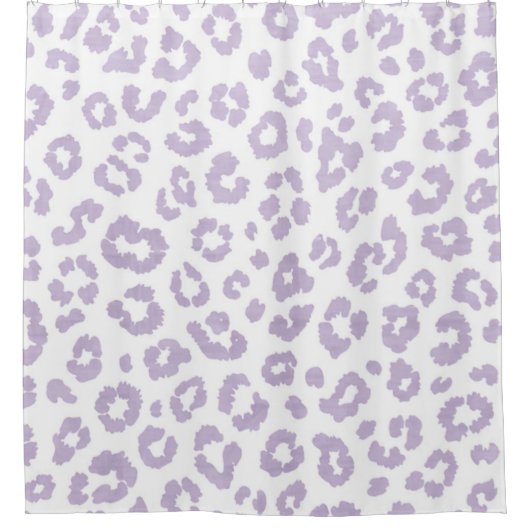 Lavender Print Duschvorhang (Vorderseite)
