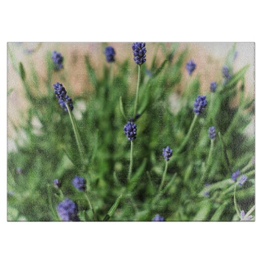 Lavender Provensal Schneidebrett (Vorderseite)