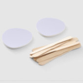 Lavender Purpl Paddle Fan for Elegant Event Comfor Fächer (Non-assembled)
