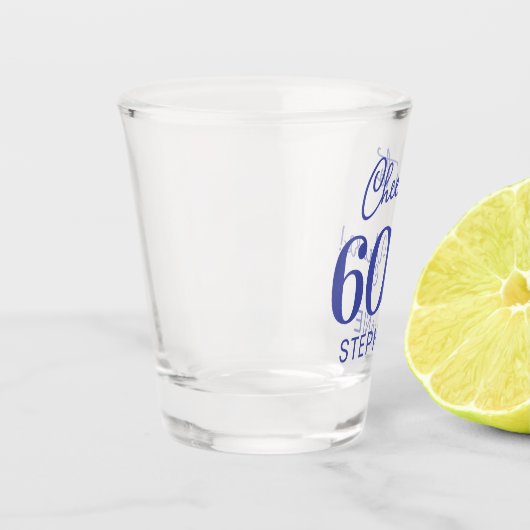 Lavender Purple Cheers to 60 Years 60th Birthday Schnapsglas (Links)