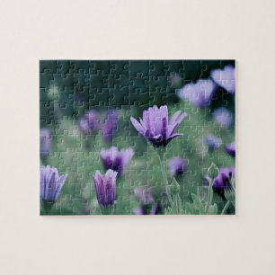 Lavender Purple Flowers Puzzle