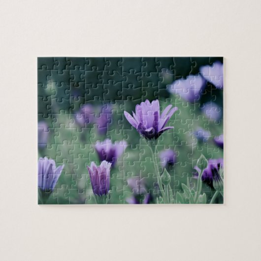 Lavender Purple Flowers Puzzle (Horizontal)