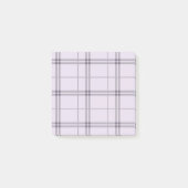 Lavender Purple Plaid Pattern Check Print Tartan Post-it Klebezettel (Vorderseite)