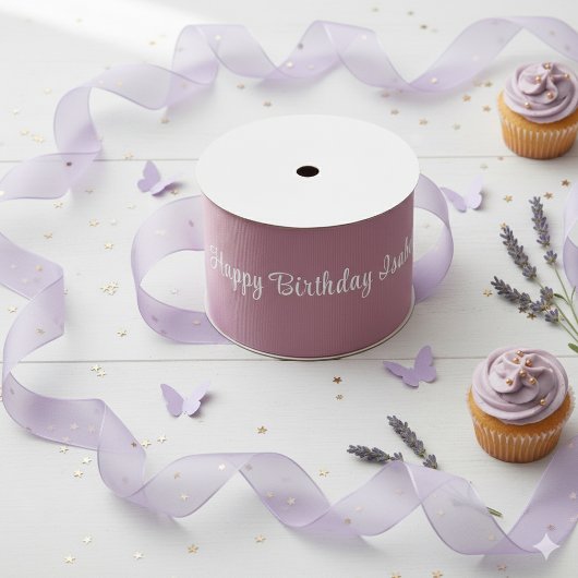 Lavender Purple Ribbon Roll | Fairy Birthday Decor Ripsband