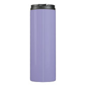 Lavender Purple Script Custom Thermal Tumbler Thermosbecher (Rückseite)
