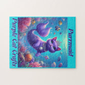 Lavender Purrmaid Puzzle (Horizontal)