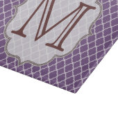 Lavender Quarterfolien Latti Glas-Schneidebrett Schneidebrett (Ecke)