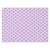 Lavender Quatrefolienfliesen Muster Tischdecke (Vorderseite (Horizontal))