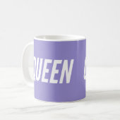 Lavender Queen Coffee Tasse (Vorderseite Links)