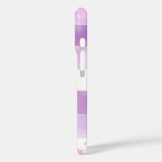 Lavender Quilt Case-Mate iPhone Hülle (Rückseite / Links)