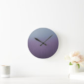 Lavender Rainfall  Runde Wanduhr (Zuhause)