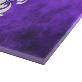 Lavender Ribbon mit Flügeln Schneidebrett (Ecke)