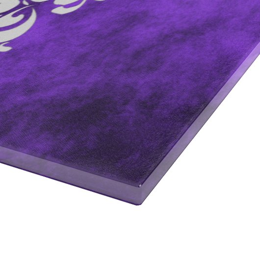 Lavender Ribbon mit Flügeln Schneidebrett (Ecke)