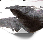 Lavender Rock Print Poster (Ecke)