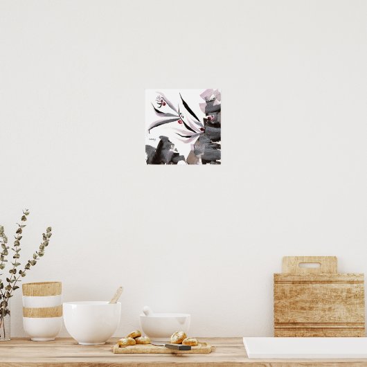 Lavender Rock Print Poster (Küche)