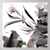 Lavender Rock Print Poster (Vorne)