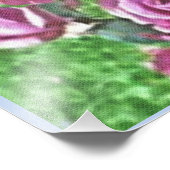 Lavender Rose Bush Fotodruck (Ecke)