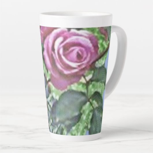 Lavender Rose Bush Milchtasse (Rechte Ecke)