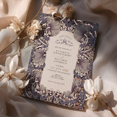 Lavender Rose-Gold Pimpernel William Morris Folieneinladung