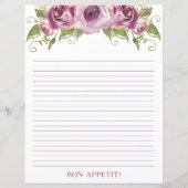 Lavender Rose LGBTQ Hochzeitsseite (Rückseite)