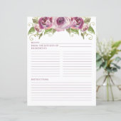 Lavender Rose LGBTQ Hochzeitsseite (Stehend Vorderseite)