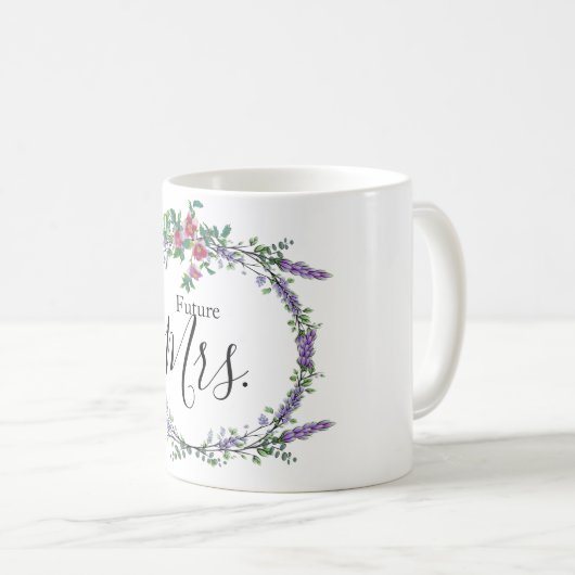 Lavender Rose und Eucalyptus Future Frau. Kaffeetasse (VorderseiteRechts)