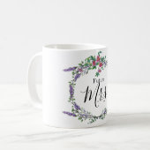 Lavender Rose und Eucalyptus Future Frau. Kaffeetasse (Vorderseite Links)