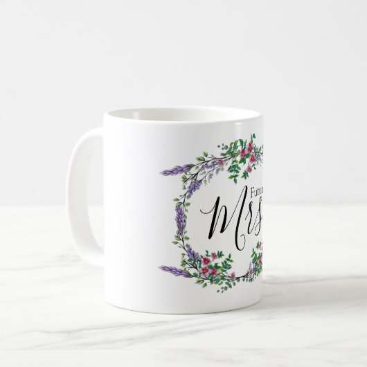 Lavender Rose und Eucalyptus Future Mrs. Kaffeetasse (Vorderseite Links)