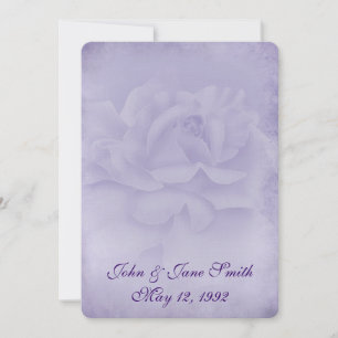 Lavender Rose Vow Erneuerung Einladung