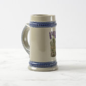 Lavender Sage Bundle Ceramic Beer Stein Bierglas (Vorderseite Links)