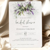 Lavender Sage Green Bridal Dusche Einladung