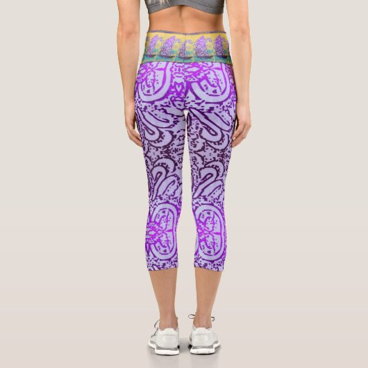 Lavender Sail Capri Leggings (Rückseite)
