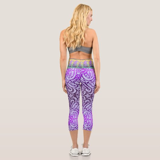 Lavender Sail Capri Leggings (Rückseite)