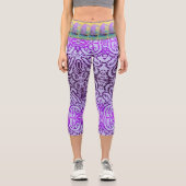 Lavender Sail Capri Leggings (Vorderseite)