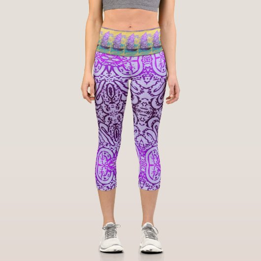 Lavender Sail Capri Leggings (Vorderseite)
