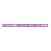 Lavender Satin Ribbon - Personalisierte Multifunkt Satinband (Vorderseite)