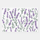 Lavender Seamless Geschenkpapier Set (Vorderseite 3)