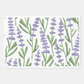 Lavender Seamless Geschenkpapier Set (Vorderseite 2)