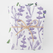 Lavender Seamless Geschenkpapier Set (Beispiel)