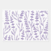 Lavender Seamless Geschenkpapier Set (Vorderseite)